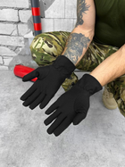 Зимние перчатки sofshell black с карабином 0 XL - изображение 3