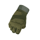 Перчатки тактические беспалые E302 Green L L - изображение 4