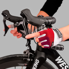 Рукавички велосипедні спортивні West Biking 0211189 з короткими пальцями L Red L - зображення 5