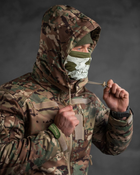 Зимовий тактичний костюм софтшел single sword jumper подвійний фліс XL - зображення 8
