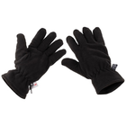 Перчатки флисовые MFH Fleece Thinsulate Черные M - изображение 1