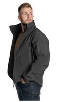 Куртка демисезонная Helikon-Tex Gunfighter Jacket - Shark Skin Windblocker Black Темно-синий M\R - изображение 4