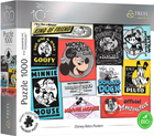 Пазл Trefl Disney Retro Posters 1000 елементів (5900511107616) - зображення 1