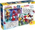 Puzzle dwustronne Lisciani Maxi Floor Marvel Spidey 2 x 24 elementy (8008324099788) - obraz 1