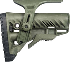 Приклад FAB Defense GLR-16 CP з регульованою щокою для AR15/M16. Olive - зображення 2