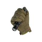 Тактичні рукавиці повнопалі із захистом Олива L - зображення 5