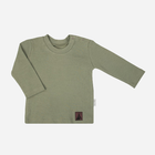 Дитяча футболка з довгими рукавами для хлопчика Nicol 206140 128 см Зелена (5905601018599) - зображення 1