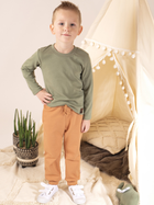Дитяча футболка з довгими рукавами для хлопчика Nicol 206140 128 см Зелена (5905601018599) - зображення 2