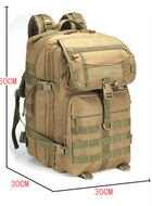 Рюкзак тактичний Smartex 3P Tactical 45 ST-138 army green - изображение 3