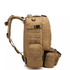 Рюкзак тактичний Smartex 3P Tactical 55 ST-002 khaki - изображение 3
