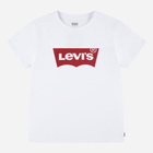 Koszulka dziecięca dla dziewczynki Levis 3EK825-W5J 116 cm (6A) Czerwony/Biały (3666643067779) - obraz 1