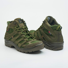 Берці демісезонні тактичні черевики PAV 507 олива хакі шкіряні з мембраною Winterfrost 46 - зображення 6