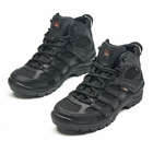 Берці літні тактичні черевики PAV 507 чорні шкіряні сітка Fee Air 40 - зображення 4