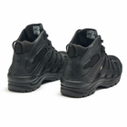 Берцы летние тактические ботинки PAV 507 черные кожаные сетка Fee Air 45 - изображение 2
