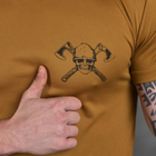 Потоотводящая мужская футболка Odin Coolmax Viking койот размер 3XL - изображение 5