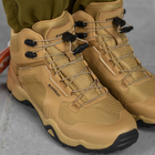 Мужские ботинки Combat Cordura с мембранной Waterproof койот размер 42 - изображение 3