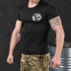Потовідвідна чоловіча футболка Odin coolmax з принтом "Dzen" чорна розмір 2XL - зображення 3