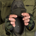 Мужские кроссовки Ghost из прессованной кожи с вентиляционными вставками олива размер 41 - изображение 8