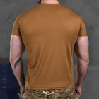 Потовідвідна чоловіча футболка Coolmax з принтом "Сoлдaт" койот розмір S - зображення 4