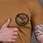 Чоловіча футболка потовідвід Bayraktar Coolmax з принтом "Розвідка" койот розмір M - зображення 5