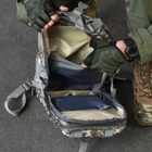 Однолямковий рюкзак 18 л з кріпленням Molle / Вологозахищена сумка світлий піксель - зображення 6