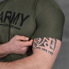 Чоловіча потовідвідна футболка Army Coolmax олива розмір XL - зображення 6