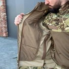 Чоловіча Демісезонна Куртка "Call Dragon" софтшел з капюшоном та липучками для шевронів мультикам розмір 2XL - зображення 8