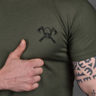 Чоловіча потовідвідна футболка Coolmax з принтом "Чеpеп" олива розмір M - зображення 5