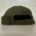 Докерка-кепка без козырька с липучкой для шевронов / Головной убор олива размер 55-57 - изображение 2