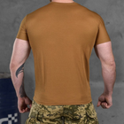 Чоловіча потовідвідна футболка з принтом "Йода" Coolmax койот розмір XL - зображення 3