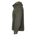 Демисезонная мужская куртка "Hunter" Canvas Streatch с сеточной подкладкой олива размер 3XL - изображение 3