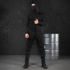 Мужская Форма рип-стоп Poseidon 3в1 Куртка + Брюки + Убакс черные размер XL - изображение 1
