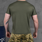 Мужская потоотводящая футболка Army Coolmax олива размер L - изображение 4