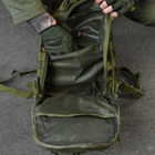 Однолямковий рюкзак 18 л з кріпленням Molle / Вологозахищена сумка олива - зображення 8