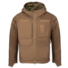 Демисезонная мужская куртка "Hunter" Canvas Streatch с сеточной подкладкой койот размер 3XL - изображение 2