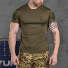 Чоловіча футболка Coolpass олива розмір XL - зображення 1