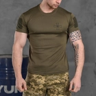 Мужская футболка Coolpass олива размер M - изображение 1