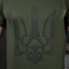 Мужская футболка "Monax" кулир олива размер L - изображение 6