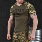 Потоотводящая мужская футболка Odin coolmax с принтом "Army two" олива пиксель размер L - изображение 3