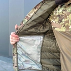 Мужская Стеганая Куртка "Agresor" утепленная пухом / Демисезонный Курточка мультикам размер 2XL - изображение 6