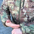 Мужская Стеганая Куртка "Agresor" утепленная пухом / Демисезонный Курточка мультикам размер 2XL - изображение 7