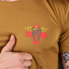 Потоотводящая мужская футболка Odin Medical Coolmax койот размер L - изображение 8