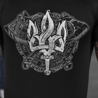 Потовідвідна чоловіча футболка Odin Coolmax із принтом "Coat of arms" чорна розмір XL - зображення 4
