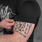 Потоотводящая мужская футболка Odin Coolmax с принтом "Coat of arms" черная размер XL - изображение 5