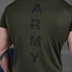 Мужская футболка "Army" CoolPass с сетчатыми вставками олива размер XL - изображение 6