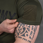 Мужская футболка "Army" CoolPass с сетчатыми вставками олива размер XL - изображение 7