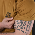 Потовідвідна чоловіча футболка Odin coolmax з принтом "Panotos" койот розмір XL - зображення 7