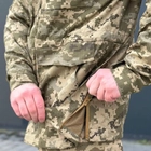Мужская Куртка "М-65" рип-стоп с капюшоном и липучками для шевронов пиксель размер 2XL - изображение 6