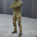 Чоловічий костюм "G3" ріп-стоп убакс + штани з наколінниками піксель розмір 4XL - зображення 2