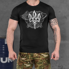 Потовідвідна чоловіча футболка Odin Coolmax із принтом "Coat of arms" чорна розмір 3XL - зображення 1